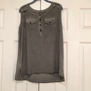 POL grey vintage tank top